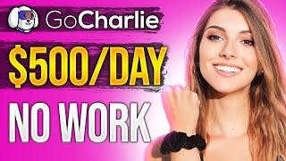 GoCharlie: How to Make $500/Day with This AI Bot (Step by Step Tutorial) cover