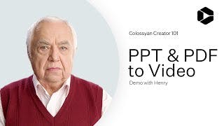 Colossyan Creator 101: PDF-to-Video cover