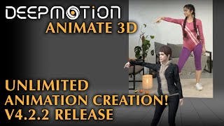 DeepMotion: Create UNLIMITED Animations! | Trim & Crop Tool | V4.2.2 Release cover