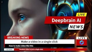 Deepbrain ai | Text to video ai | Text to video ai generator cover