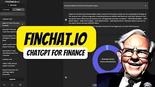 Finchat.io (ChatGPT For Finance) looks promising but watch this video before using it cover