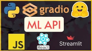 Full-Stack ML Apps (Javascript, React, Streamlit) with Gradio API cover