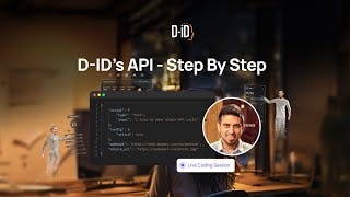 D-ID API - Live Coding Session cover