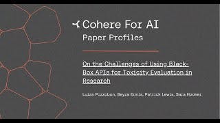 Cohere For AI Paper Profiles: Luiza Pozzobon cover