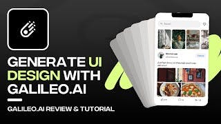 Galileo AI - How to Generate User Interface Design With AI cover
